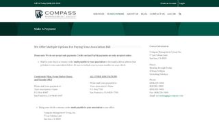 
                            2. Make A Payment - Compass Management Group