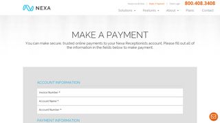 
                            3. Make a Payment | Nexa Receptionists