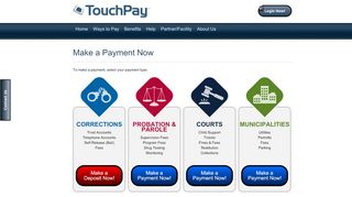 
                            1. Make a Payment Now - Touchpay