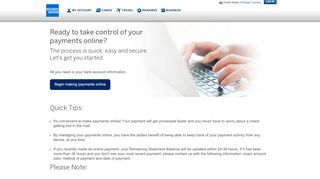 
                            4. Make a Payment Online - American Express