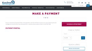 
                            2. Make A Payment Online | KureSmart Patient Portal - KureSmart Pain ...