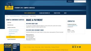 
                            4. Make a Payment | Student Life: Campus Services - Drexel University