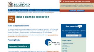 
                            6. Make a planning application | Bradford Council