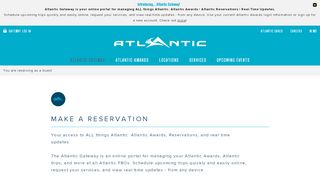 
                            3. Make A Reservation or Schedule Flight Information - Atlantic Aviation