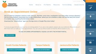 
                            7. Make an Appointment – Pediatric Associates