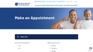 
                            4. Make an Appointment | Western Dental