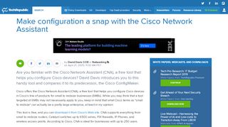 
                            9. Make configuration a snap with the Cisco Network …