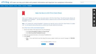 
                            8. Make the Move to CCH iFirm Client Portal | ATX Blog