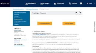 
                            8. Making a Payment - Mecklenburg County Government