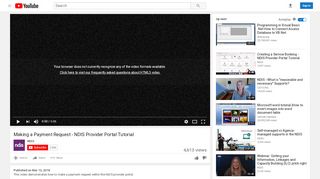 
                            4. Making a Payment Request - NDIS Provider Portal Tutorial - YouTube