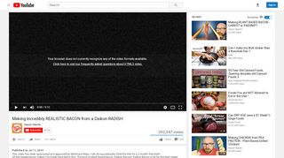 
                            5. Making BACON from a RADISH the Daikon Radish - YouTube