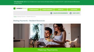 
                            3. Making Payments - Resident Resources - Invitation Homes