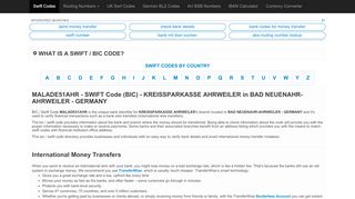 
                            7. MALADE51AHR - SWIFT Code (BIC) - KREISSPARKASSE …