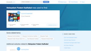 
                            1. Malayalam Padam Kadhakal at top.accessify.com