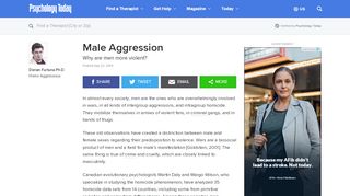 
                            7. Male Aggression | Psychology Today