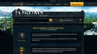 
                            2. Malformed login packet - Community Led Technical Support ...