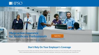 
                            3. Malpractice Insurance Nursing Professionals - landing.hpso.com