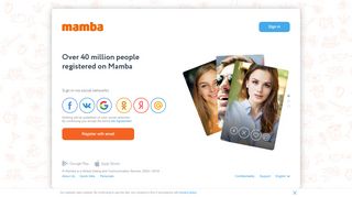 
                            7. Mamba dating website is the largest free dating and chat ...