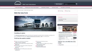 
                            2. MAN After Sales Portal | MAN Truck International