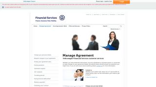 
                            6. Manage Agreement - Volkswagen Finance