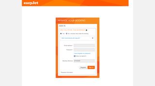 
                            1. Manage bookings - easyJet.com