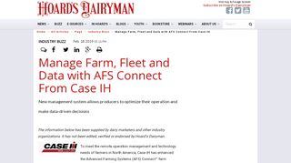 
                            5. Manage Farm, Fleet and Data with AFS Connect From Case IH