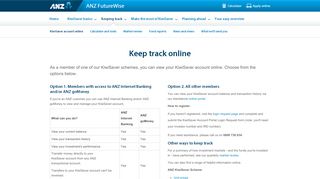 
                            6. Manage KiwiSaver online | ANZ FutureWise
