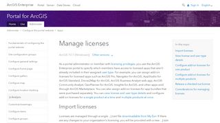 
                            1. Manage licenses—Portal for ArcGIS (10.7 and 10.7.1) | ArcGIS ...