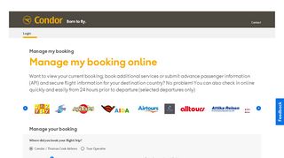 
                            9. Manage my booking - condor.com