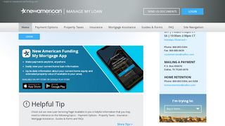 
                            2. Manage My Loan - New American Funding
