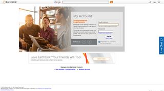 
                            3. Manage other EarthLink Products: - My Account