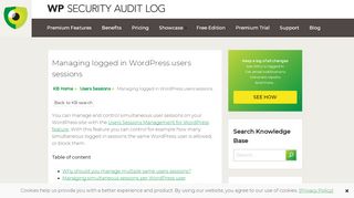 
                            7. Manage Simultaneous WordPress Users Sessions | WP Security Audit ...