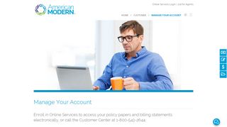 
                            4. Manage your account - American Modern