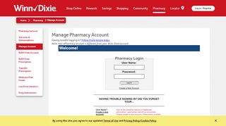 
                            6. Manage Your Account | Winn-Dixie Pharmacy