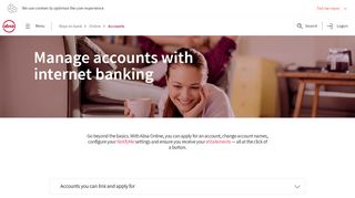 
                            4. Manage your accounts with Absa Online - Absa