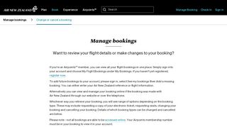 
                            4. Manage your Air New Zealand flight bookings