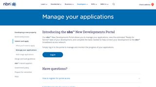 
                            4. Manage your applications | nbn