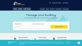 
                            6. Manage your booking - Eurostar