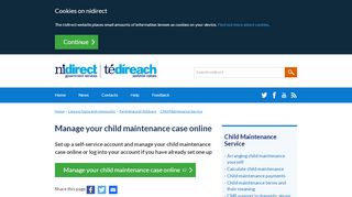 
                            3. Manage your child maintenance case online | nidirect