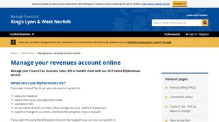 
                            3. Manage your Council Tax account online - Borough Council of ...