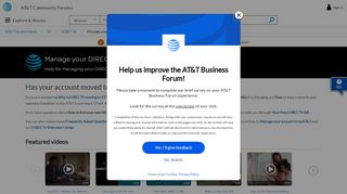 
                            3. Manage your DIRECTV Account in myAT&T - AT&T Community