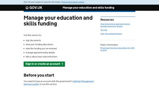 
                            2. Manage your education and skills funding