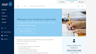 
                            3. Manage your employer super plan - Employer Super - AMP