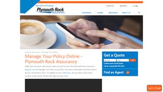 
                            10. Manage Your Insurance Online | Plymouth Rock Login and Bill Pay