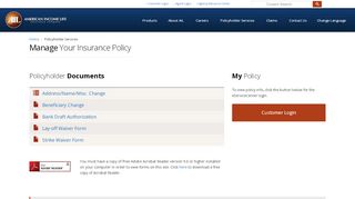 
                            3. Manage Your Insurance Policy - American …