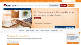 
                            1. Manage your Loan Account Online - ICICI Bank