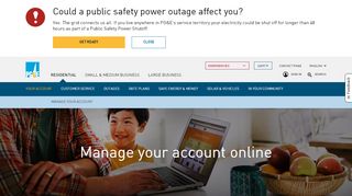 
                            7. Manage your PG&E account