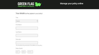 
                            4. Manage your policy online - Green Flag