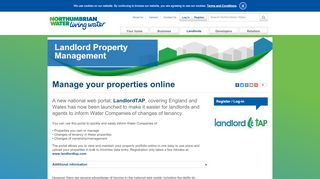 
                            4. Manage your properties online - Northumbrian Water