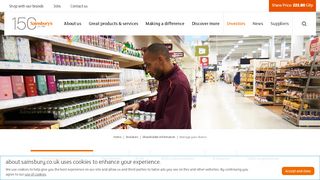 
                            3. Manage your shares – Sainsbury's